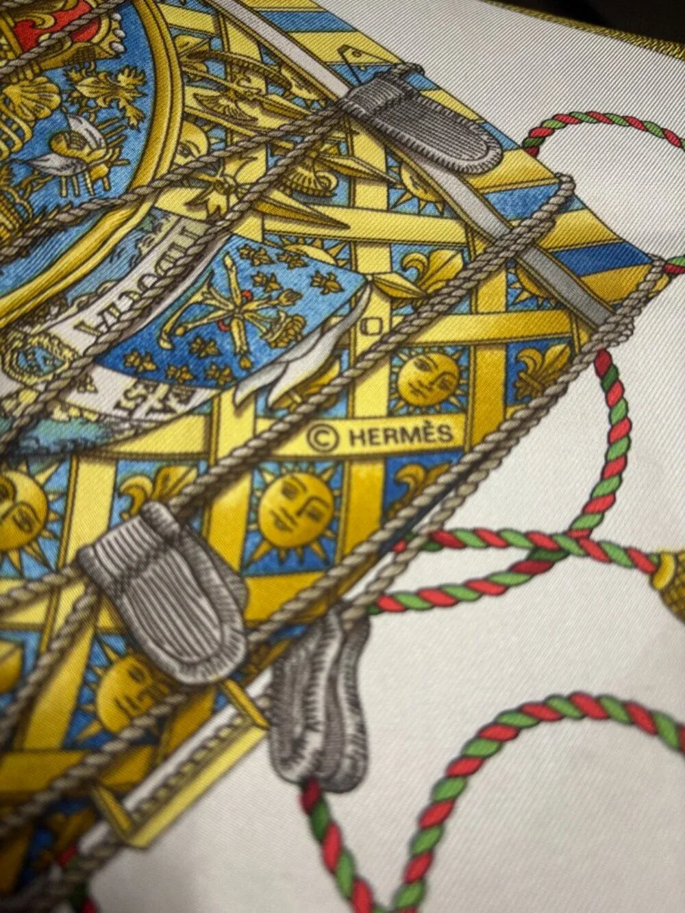 Authentic HERMES Carre 90 Scarf 